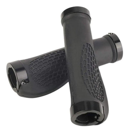 Cycling Lock-On Mtb Ergonomic  Mountain Bike  Rubber  Grips Bicycle Handlebar Au - Red