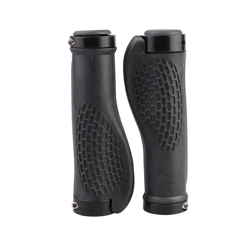 Cycling Lock-On Mtb Ergonomic  Mountain Bike  Rubber  Grips Bicycle Handlebar Au - Red