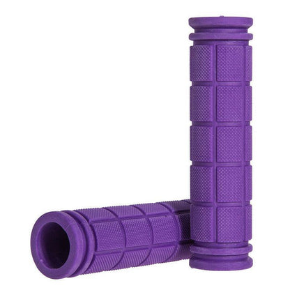 Rubber Grips For Bmx Mtb Cycle Road Mountain Bike Scooter Bicycle Handle Bar - Black