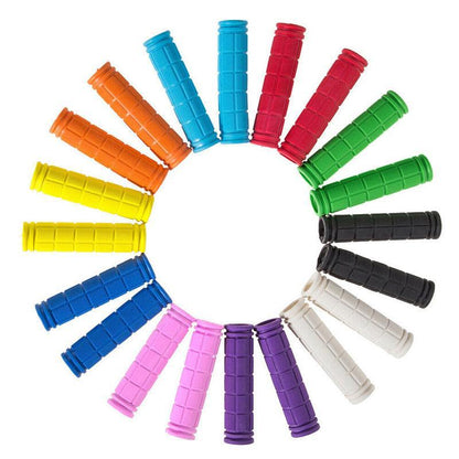 Rubber Grips For Bmx Mtb Cycle Road Mountain Bike Scooter Bicycle Handle Bar - Pink