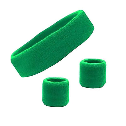 Wristbands Headband Sweatbands Sweat Band For Sport Tennis Badminton Yoga Cotton - Orange