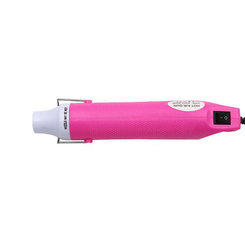 300W Electric Diy Heat Gun Hot Air Gun For Crafts Epoxy Resin Shrink Wrap Vinyl - Blue