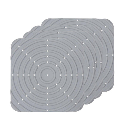 Washable Silicone Nesting Box Bedding Reusable Under Bedding for Chicken Coop - Grey-2PCS