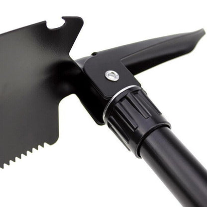 Outdoor Survival Foldable Shovel Spade Garden Camping Hiking Camp Compass Au