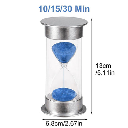 10/15/30 Minute Hourglass Timer Sand Timer for Home Office and Classroom Use - Orange-10min