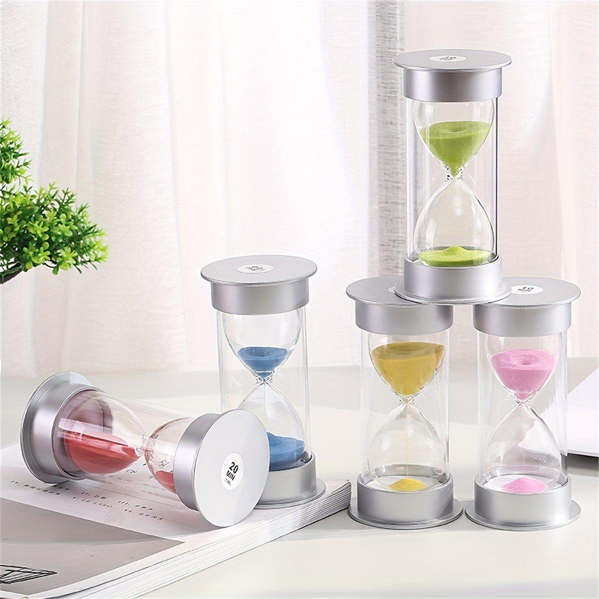 10/15/30 Minute Hourglass Timer Sand Timer for Home Office and Classroom Use - Orange-15min