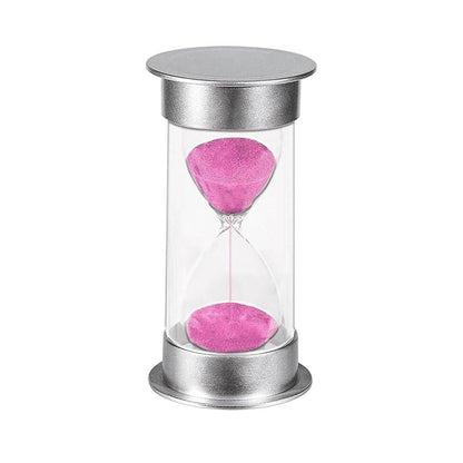 10/15/30 Minute Hourglass Timer Sand Timer for Home Office and Classroom Use - Orange-15min