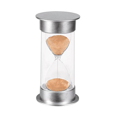 10/15/30 Minute Hourglass Timer Sand Timer for Home Office and Classroom Use - Orange-15min
