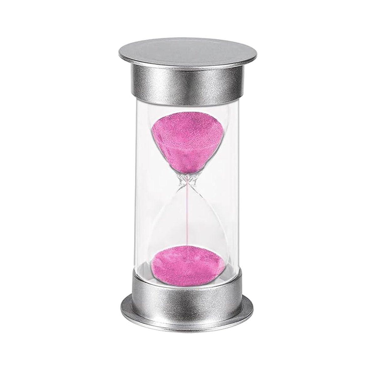 10/15/30 Minute Hourglass Timer Sand Timer for Home Office and Classroom Use - Purple-10min