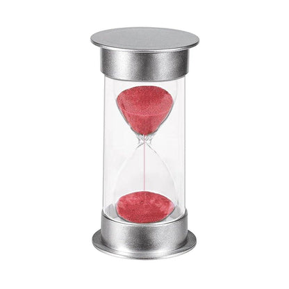 10/15/30 Minute Hourglass Timer Sand Timer for Home Office and Classroom Use - Yellow-10min