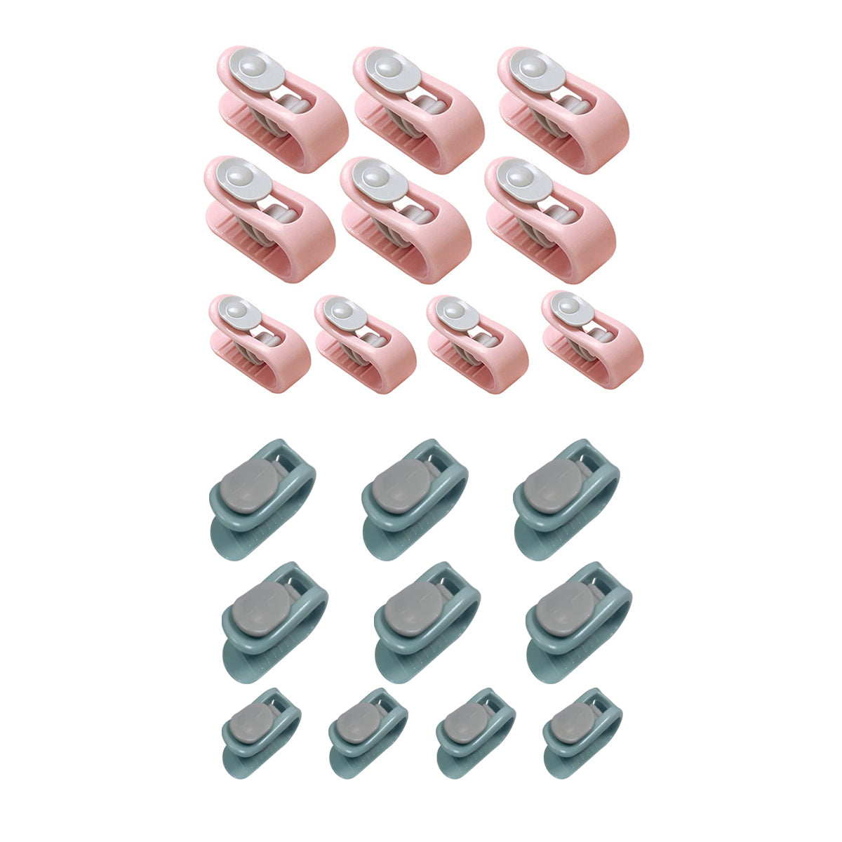 10/20pcs Quilt Retainer Cover Clips Invisible Needle-Free Thumb Buckle Bedding - Pink-10pcs