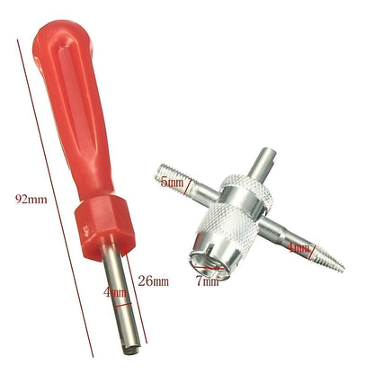 3Pcs Car Tyre Valve Stem Puller Base Quick Remover Tire Repair Installer Tool