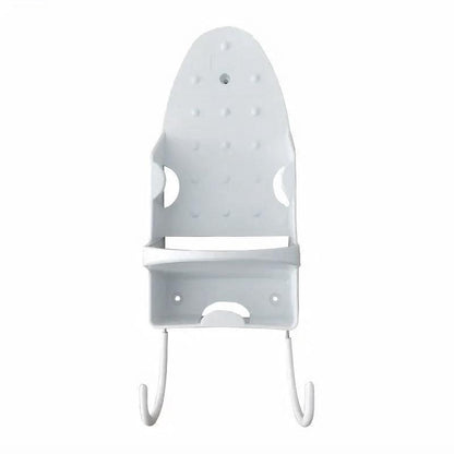 Iron Stand Double Hook Storage Rack Hanging Iron Holder for Home Organisation - White