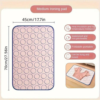 Home Travel Insulated Ironing Mat Non Slip Soft Folding Ironing Board Pad