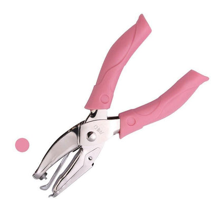 Circle/Heart/Star Shaped Metal Hole Punch Pliers - Paper Hand Puncher - 5.5mm heart