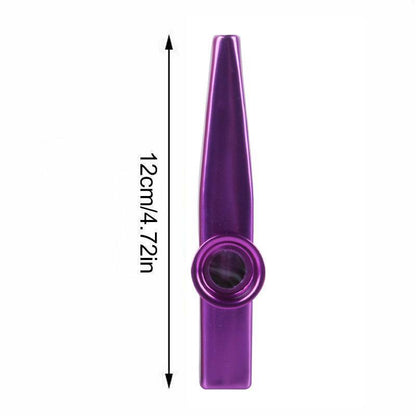 Kazoo Musical Instrument Mouth Flute Diaphragm Guitar Partner Harmonica Style - Blue