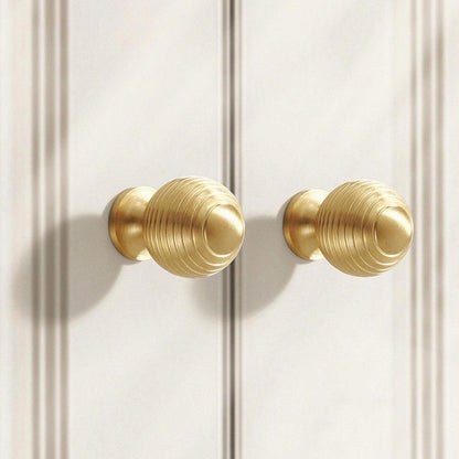 Round Ball Cabinet Handle Single Hole Modern Pull for Drawer Wardrobe Cupboard - 25mm