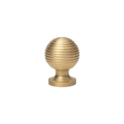 Round Ball Cabinet Handle Single Hole Modern Pull for Drawer Wardrobe Cupboard - 28mm