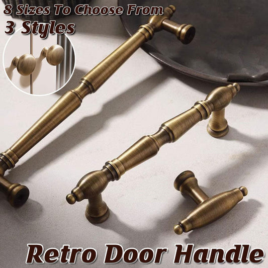 8 Sizes Vintage Cabinet Door Drawer Pull Handle Wardrobe Shoe Cupboard Knob - Single Hole-31mm