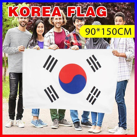 Large South Korea Flag Heavy Duty Outdoor Korean 90 X 150 CM - 3ft x 5ft