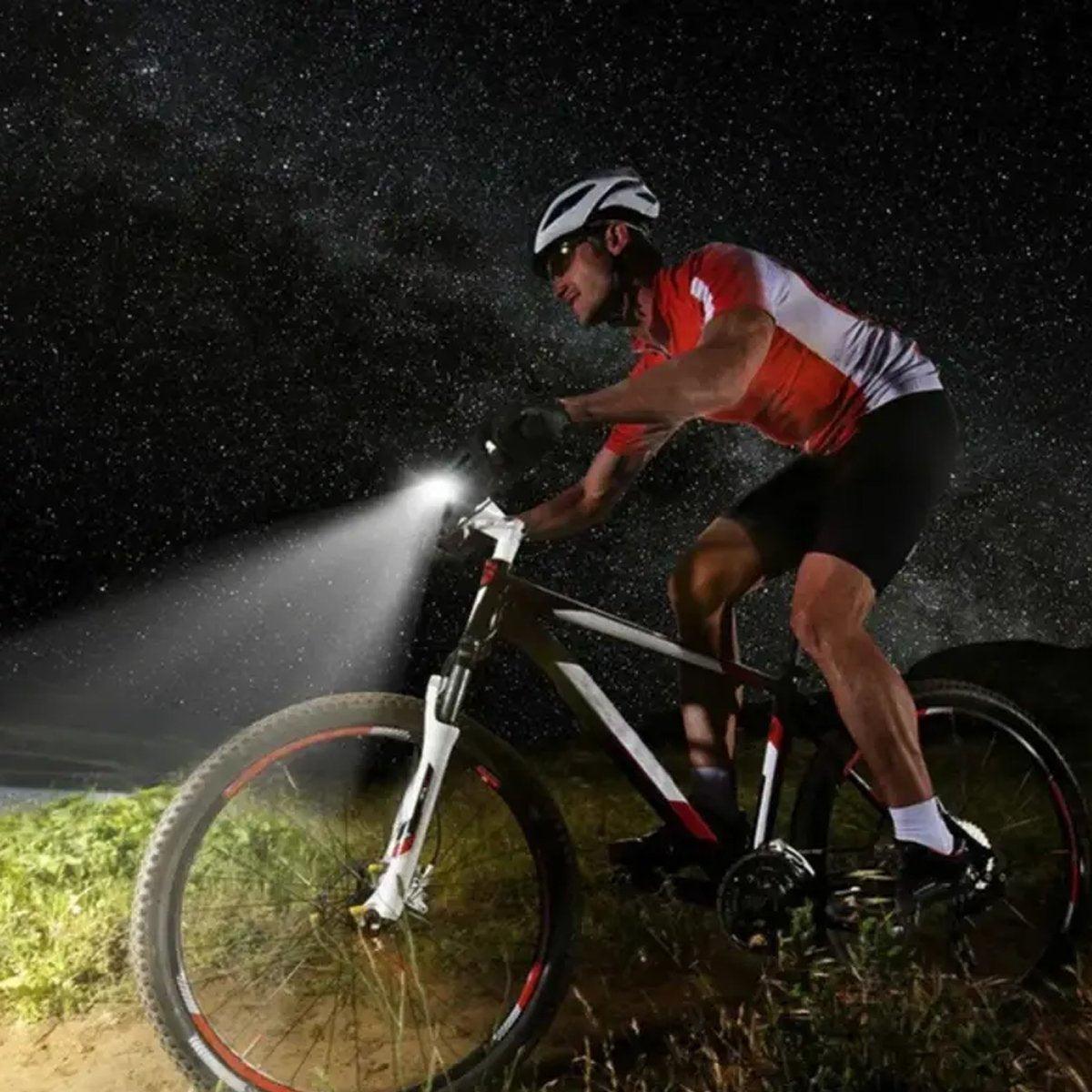 Bike Light Set Rechargeable LED Bicycle Lights Waterproof Front Rear Headlight - Bike Headlight
