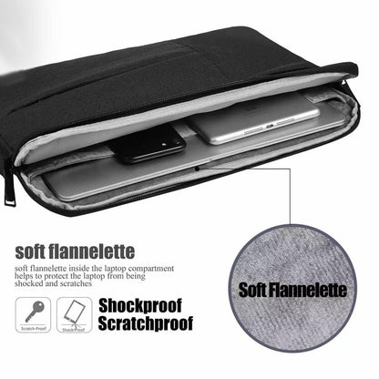 Laptop Sleeve Travel Bag Carry Case For Macbook Air Pro 15.6" - Rose Red
