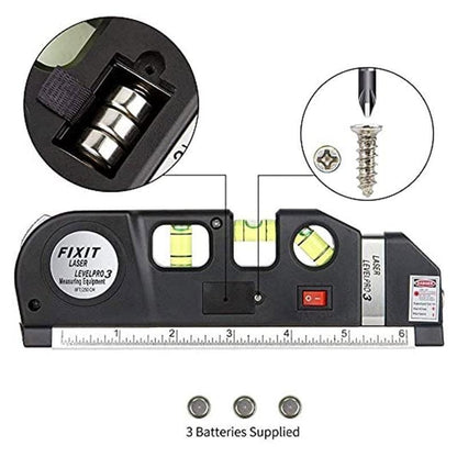 Multipurpose Laser Level Self Levelling Cross Balance Line Wall Measuring Tool