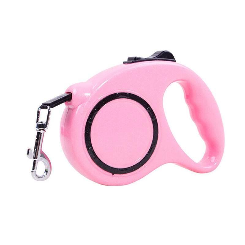 3M Retractable Dog Lead Leash Long Stong Extendable Lockable Rope Heavy Duty - Yellow