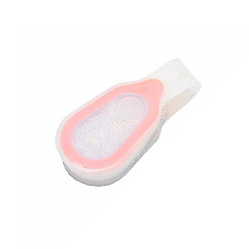 LED Clip On Flashlight Night Visibility Light for Nursing Running and Work Use - Blue