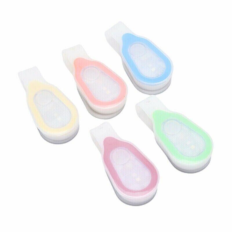 LED Clip On Flashlight Night Visibility Light for Nursing Running and Work Use - Green