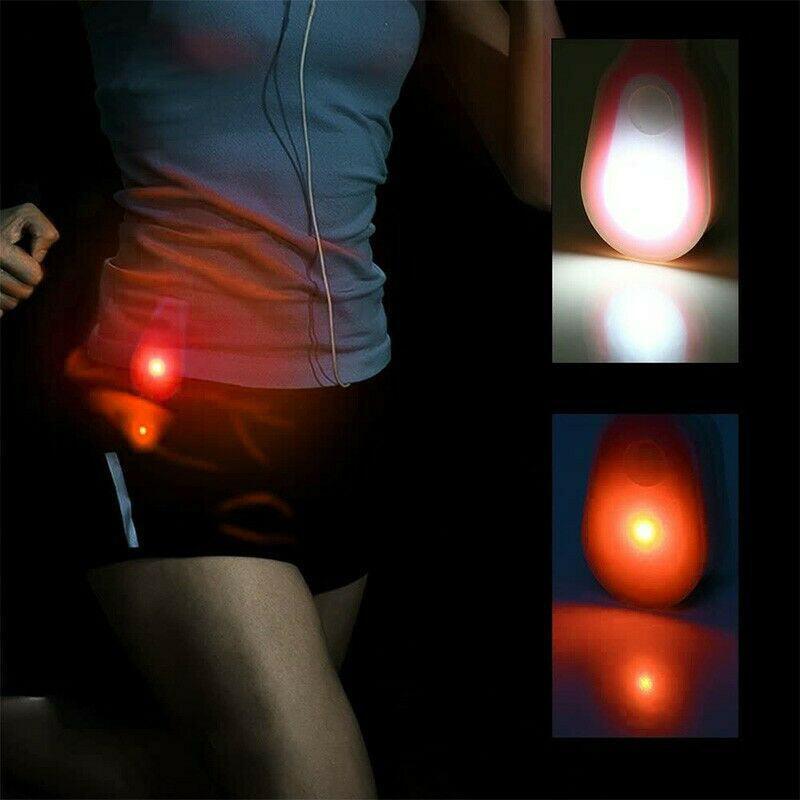 LED Clip On Flashlight Night Visibility Light for Nursing Running and Work Use - Green