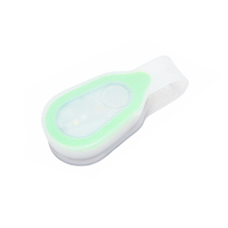 LED Clip On Flashlight Night Visibility Light for Nursing Running and Work Use - Green