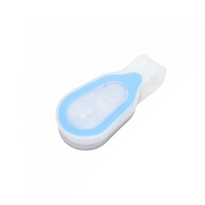 LED Clip On Flashlight Night Visibility Light for Nursing Running and Work Use - Red