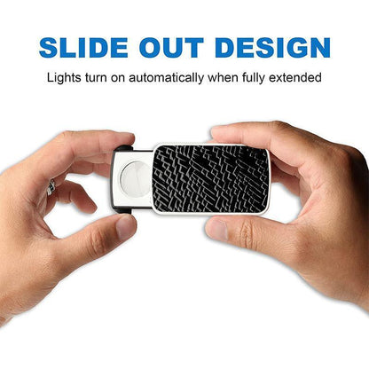 30X 60X 90X Jewellers Loupe Led Magnifier Loop Side Light Magnifying Glass Lens - Black