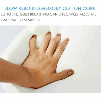 Knee Support Ergonomic Memory Foam Leg Pillow Cushion Washable Cover