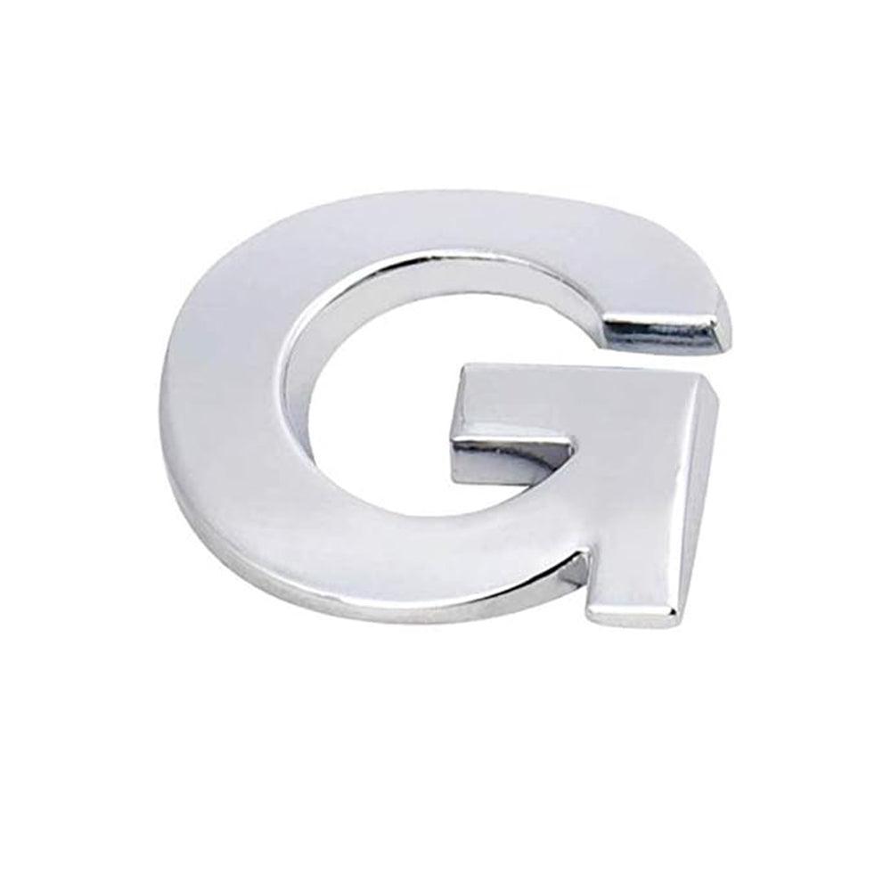 A-Z Alphabet Letters Car Sticker Self Adhesive Auto Badge Emblem 3D Chrome Good - Number 2