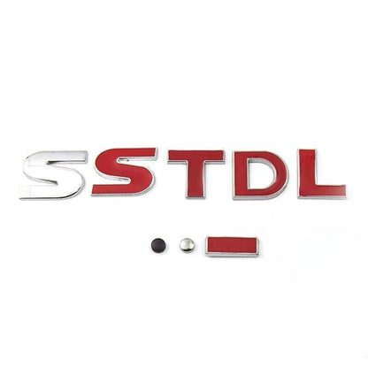 A-Z Alphabet Letters Car Sticker Self Adhesive Auto Badge Emblem 3D Chrome Good - R