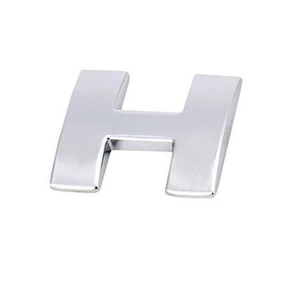 A-Z Alphabet Letters Car Sticker Self Adhesive Auto Badge Emblem 3D Chrome Good - R