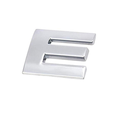 A-Z Alphabet Letters Car Sticker Self Adhesive Auto Badge Emblem 3D Chrome Good - U
