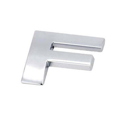 A-Z Alphabet Letters Car Sticker Self Adhesive Auto Badge Emblem 3D Chrome Good - Z