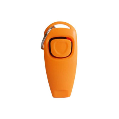 Dog Whistle and Clicker Set for Training Stop Barking Obedience Tool Combo - Light Blue