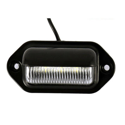 2PCS 6 LEDs License Number Plate Light Lamps For Truck SUV Trailer Lorry 12/24V