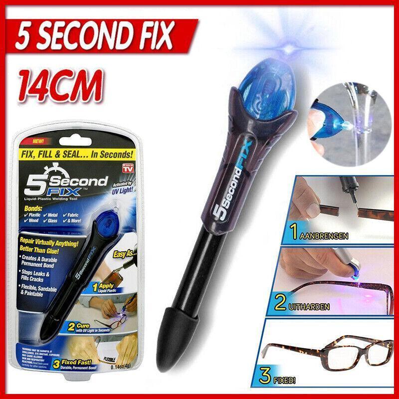 5 Second Fix Uv Light Liquid Welding Kit Welding Compound Glue Repair Tool - 1*Cardboard Packing