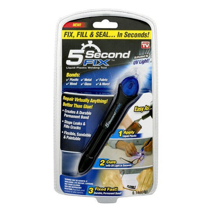 5 Second Fix Uv Light Liquid Welding Kit Welding Compound Glue Repair Tool - 1*Cardboard Packing
