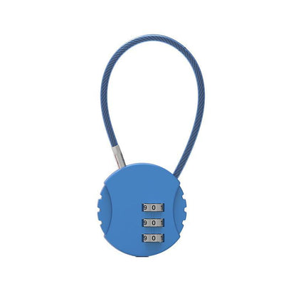 Combination Lock Padlock Locker 3 Digit Security Bike Suitcase Luggage Bag - Green