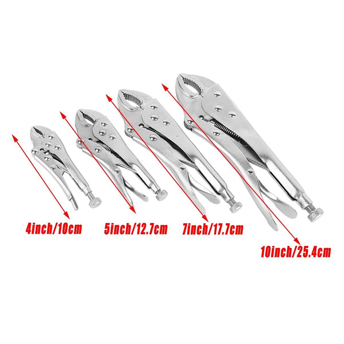 Multi-functional C-type Pliers Strong Manual Grip Round Mouth Clamping Tool - 4inch