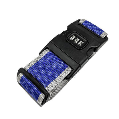 Luggage Strap Code Password Travel Suitcase Secure Lock Safe Nylon Packing Belt - Green