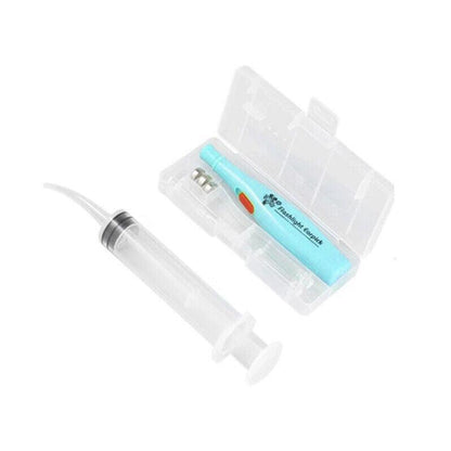 Au Tonsil Stone Remover Tool Stainless Steel Earwax Remover Led Light Earpick - Green