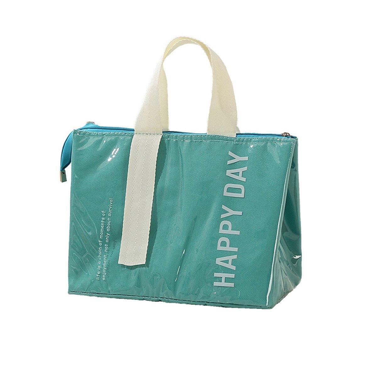 Large Capacity Lunch Bag Outdoor Picnic Aluminum Foil Portable Thermal Bag - Grey