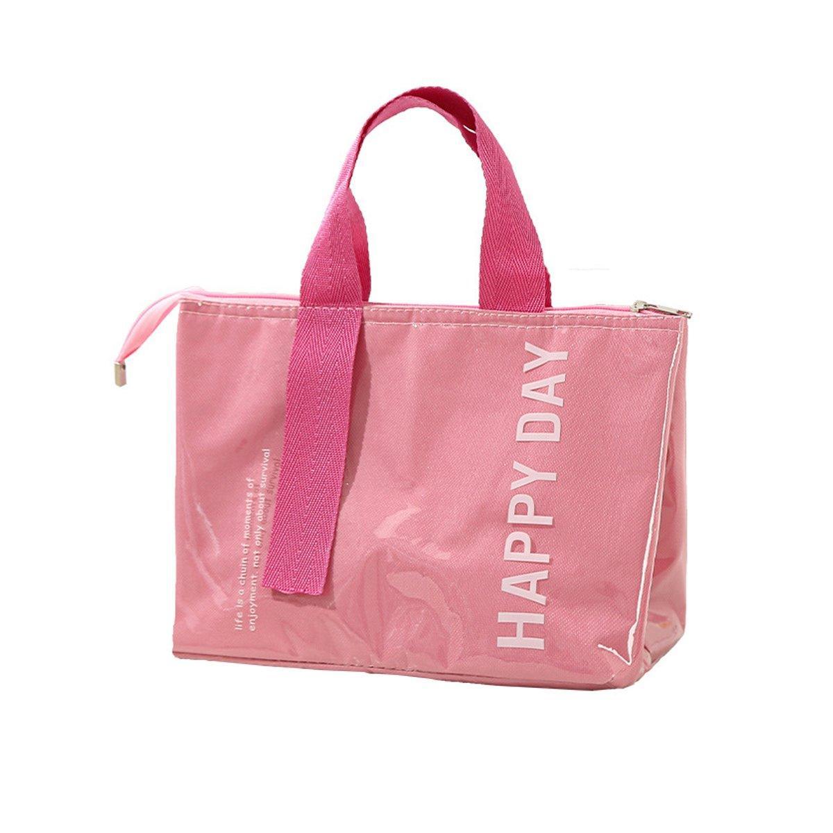Large Capacity Lunch Bag Outdoor Picnic Aluminum Foil Portable Thermal Bag - Grey